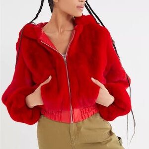 I.AM.GIA 7171 Faux Fur Cropped Jacket from Urban Outfitters NWT XS